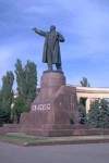 Lenin Square. Lenin monument.