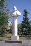 Denkmal fur Marschall der Sowjetunion G. Shukow auf dem Zentralkai